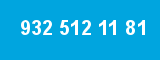 932 512 11 81 932 512 11 81